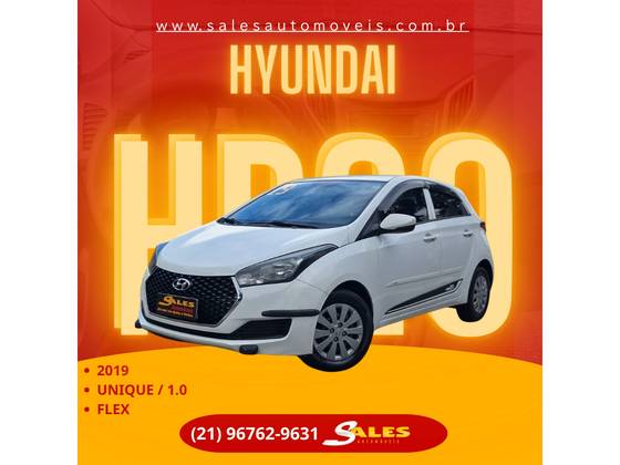 HYUNDAI HB20 1.0 UNIQUE 12V FLEX 4P MANUAL